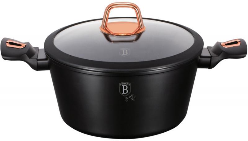 

Кастрюля Berlinger Haus Black Rose 6.1л с мраморным покрытием
