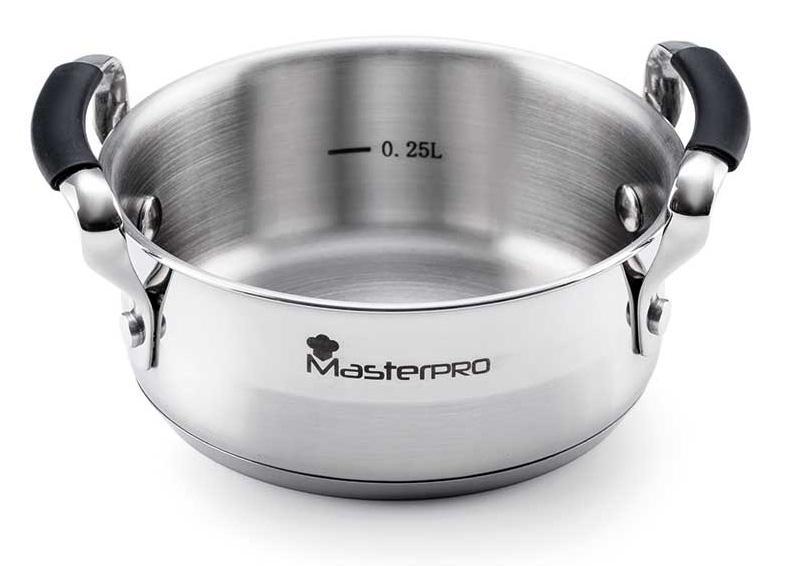 

Кастрюля Bergner MasterPro Smart 560мл с силиконовыми накладками на ручках