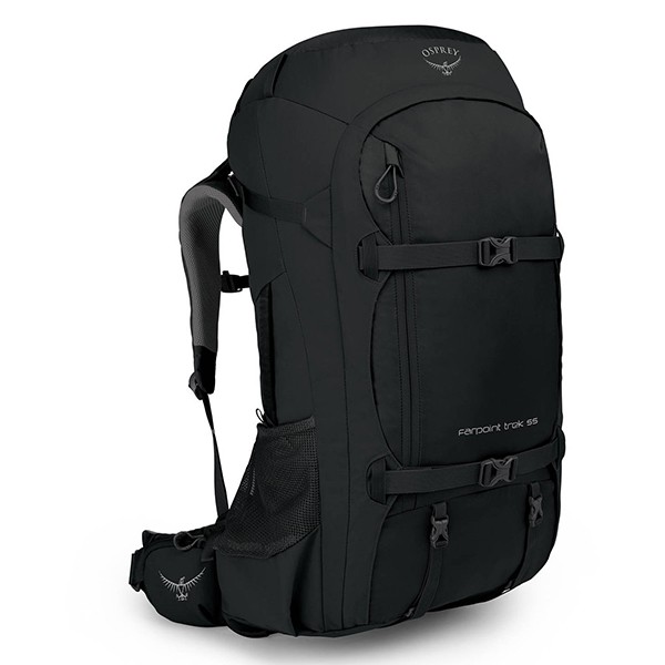 

Рюкзак Osprey Farpoint Trek 55 (F19) Black 55 л 009.2052