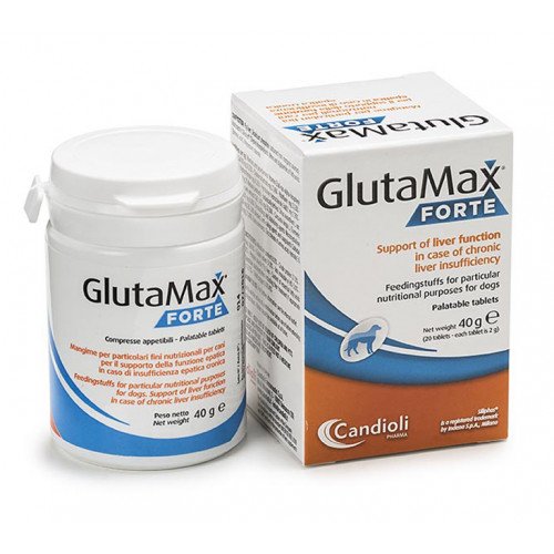 

Таблетки Candioli GlutaMax Forte для поддержания функций печени для собак и котов, 20 таблеток