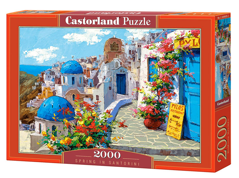 

Пазли Castorland - Весна у Санторіні, 2000 елементів (C-200603)