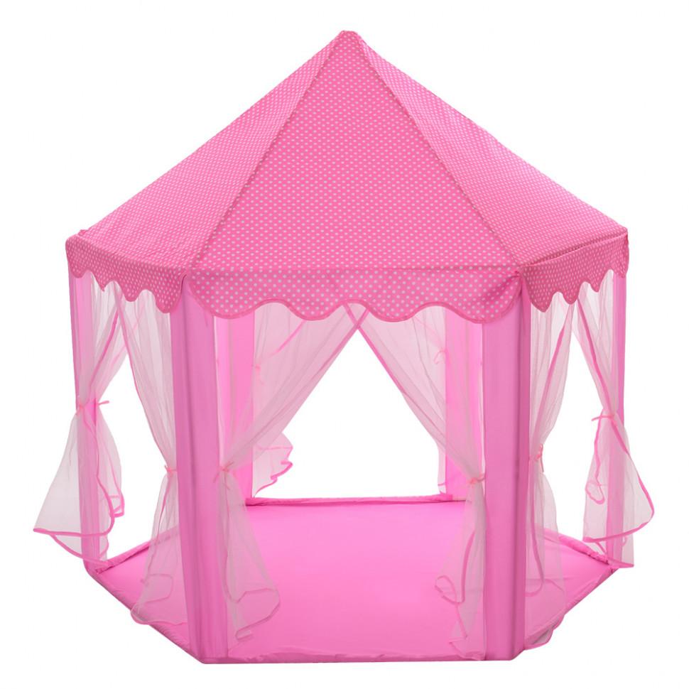 

Детская палатка "Пирамида" Bambi M 6113 140х140х135 см (Розовый)