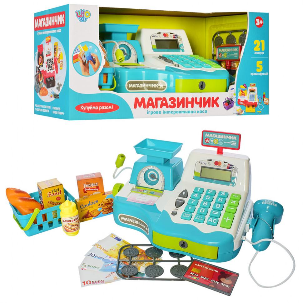 

Игрушечный Кассовый аппарат 7162-2 UA с весами