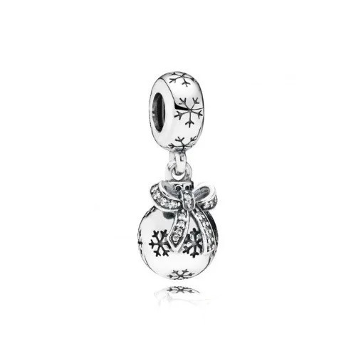 

Шарм-подвеска Пандора НОВОГОДНИЙ ШАР #791410CZ