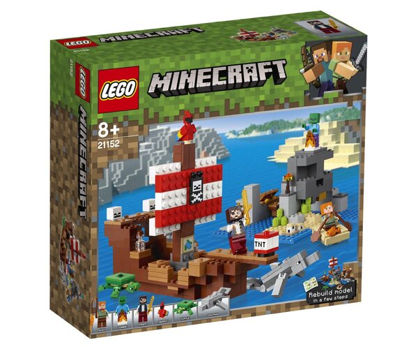 

Конструктор LEGO Minecraft Пиратский корабль (21152)