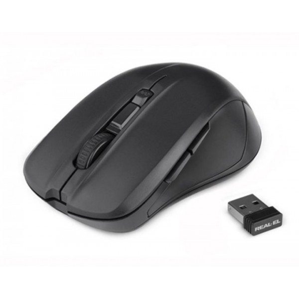 

Мышь беспроводная REAL-EL RM-307 Black USB UAH