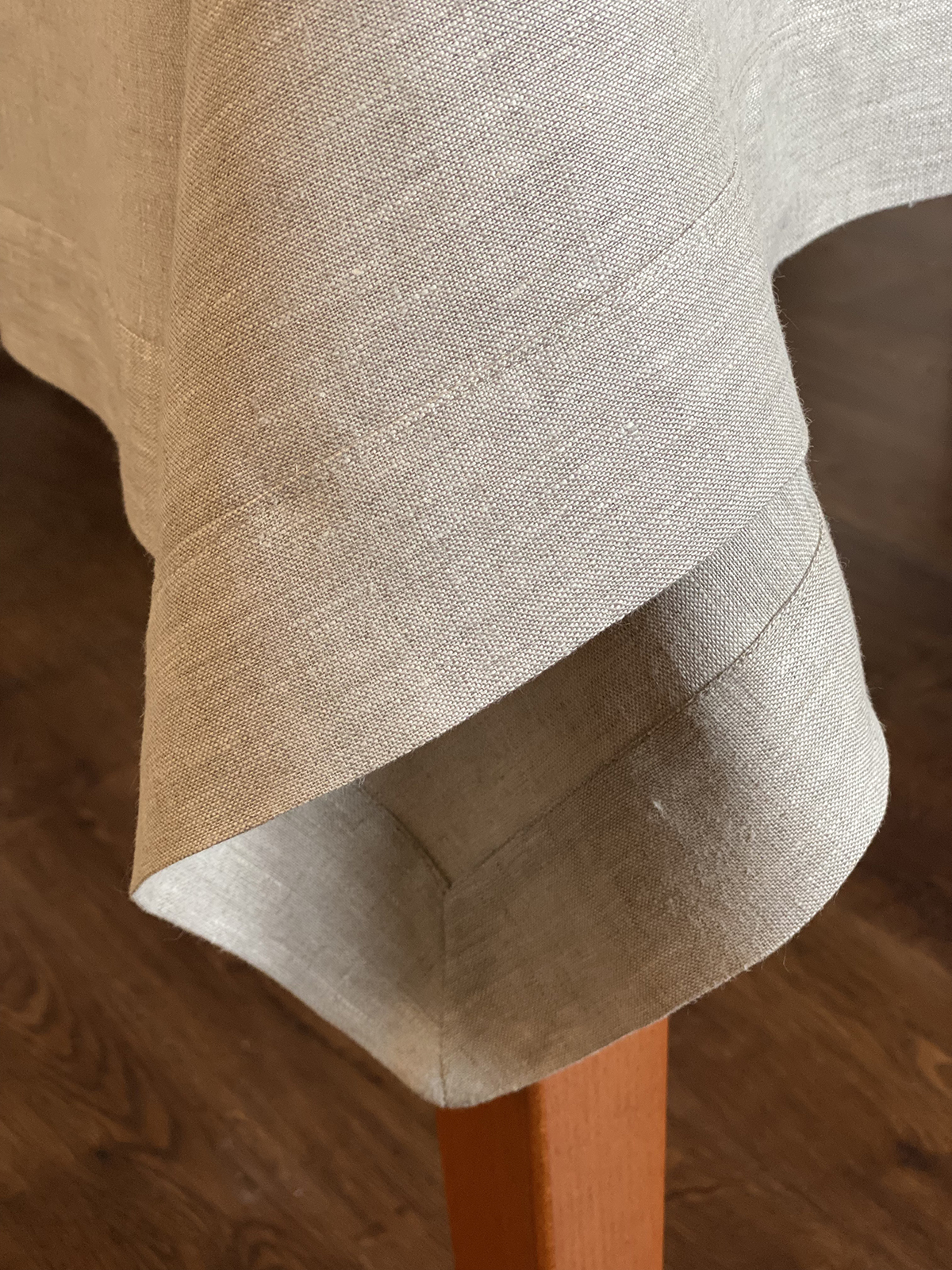 

Льняная скатерть натуральный цвет экрю 150 x 200 см - linen island