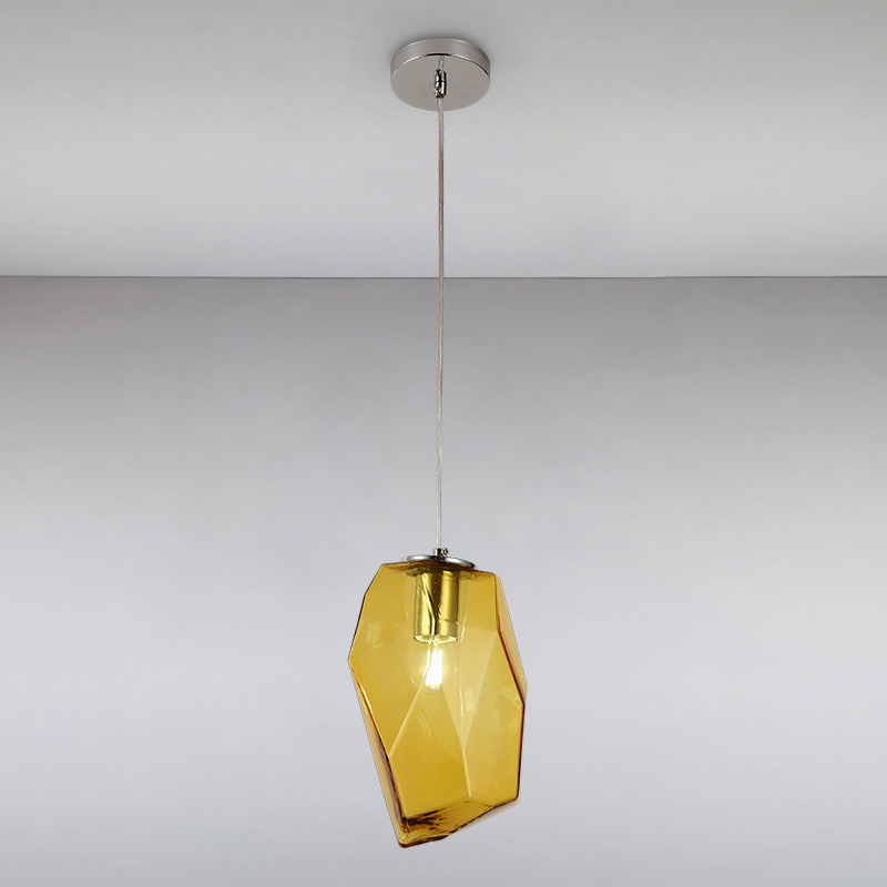 

Люстра подвесная Light House LS-14839-1 AMBER желтая