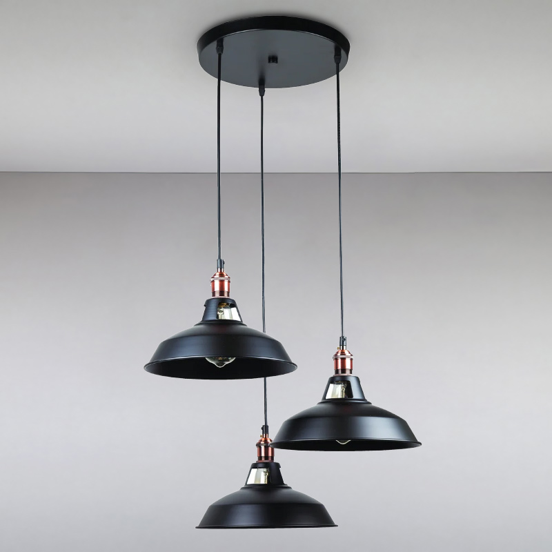 

Люстра подвесная Light House LS-14880-3 BK черная