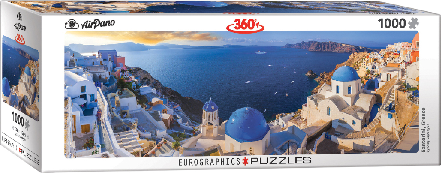 

Пазл Eurographics Санторини Греция 1000 элементов панорамный (6010-5300) (628136653008)