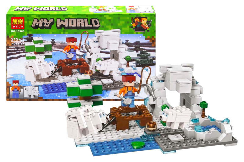 

Конструктор MINECRAFT Зимняя рыбалка 215дет BELLA 10960