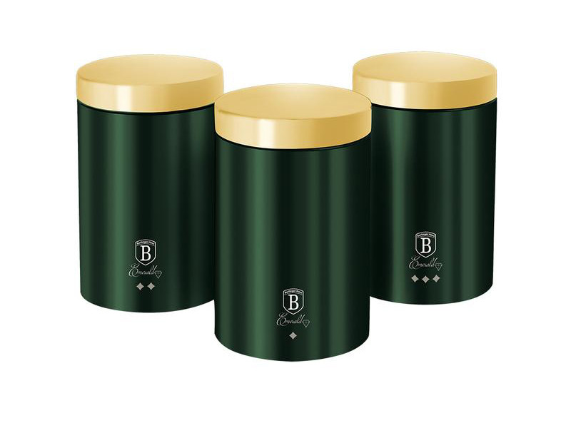 

Ємність для зберігання 3 шт. 11,0 см Berlinger Haus Emerald