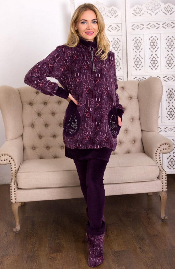 

Комплект двойка Туника+лосины Fleur Lingerie ХАРДЕН  фиолетовый, Комплект двойка Туника+лосины Fleur Lingerie ХАРДЕН 36 фиолетовый