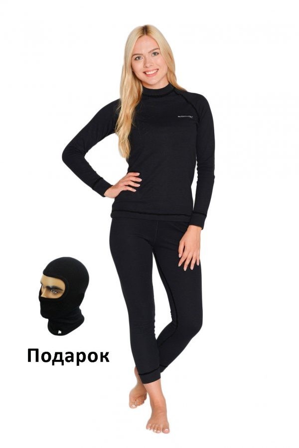 

Комплект термобелья женский повседневный Rough Radical Black Iron чёрный, Комплект термобелья женский повседневный Rough Radical Black Iron чёрный L