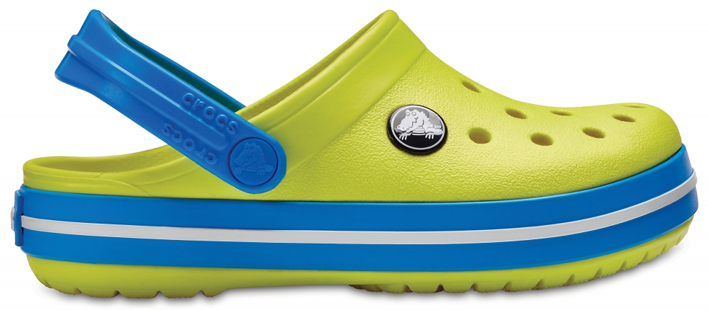 

Сабо для хлопчиків Crocband Kids Tennis Ball Green/Ocean C10 (27) желтые с синим