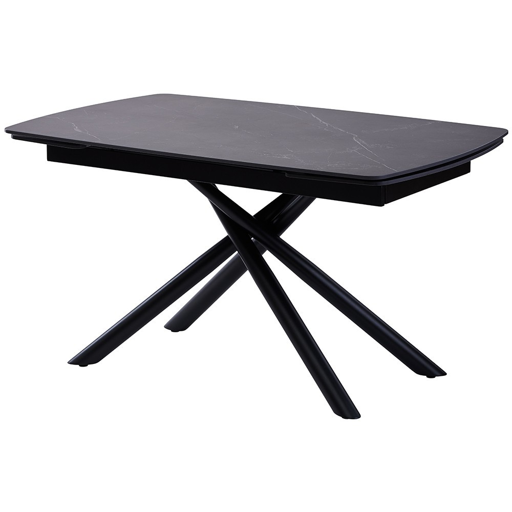 

Стол Concepto Palermo Black Marble керамика 140-200 см