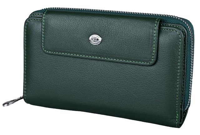 

Женский кожаный кошелек ST 55-5 Green