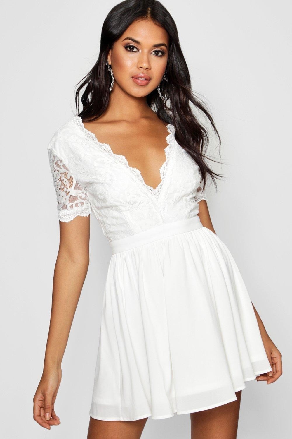 

Платье Boohoo  Белый 8520123002732, Платье Boohoo 36 Белый 8520123002732