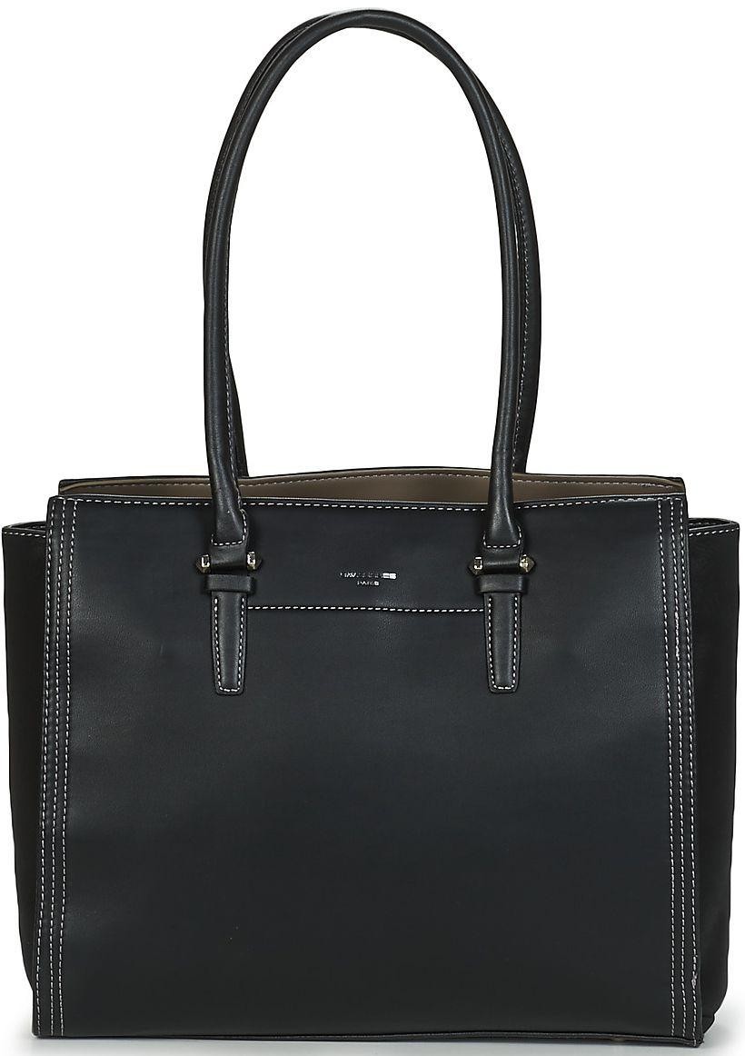 

Женская сумка из экокожи David Jones CM5306 черная