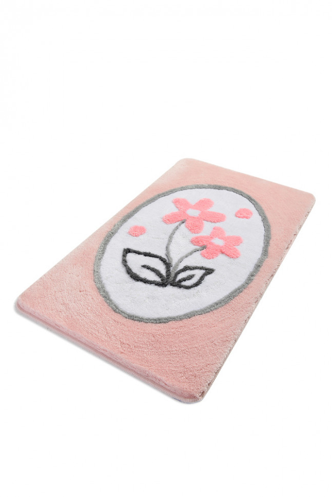 

Коврик в ванную акриловый Chilai Home Ladure pembe 60x100 110069449