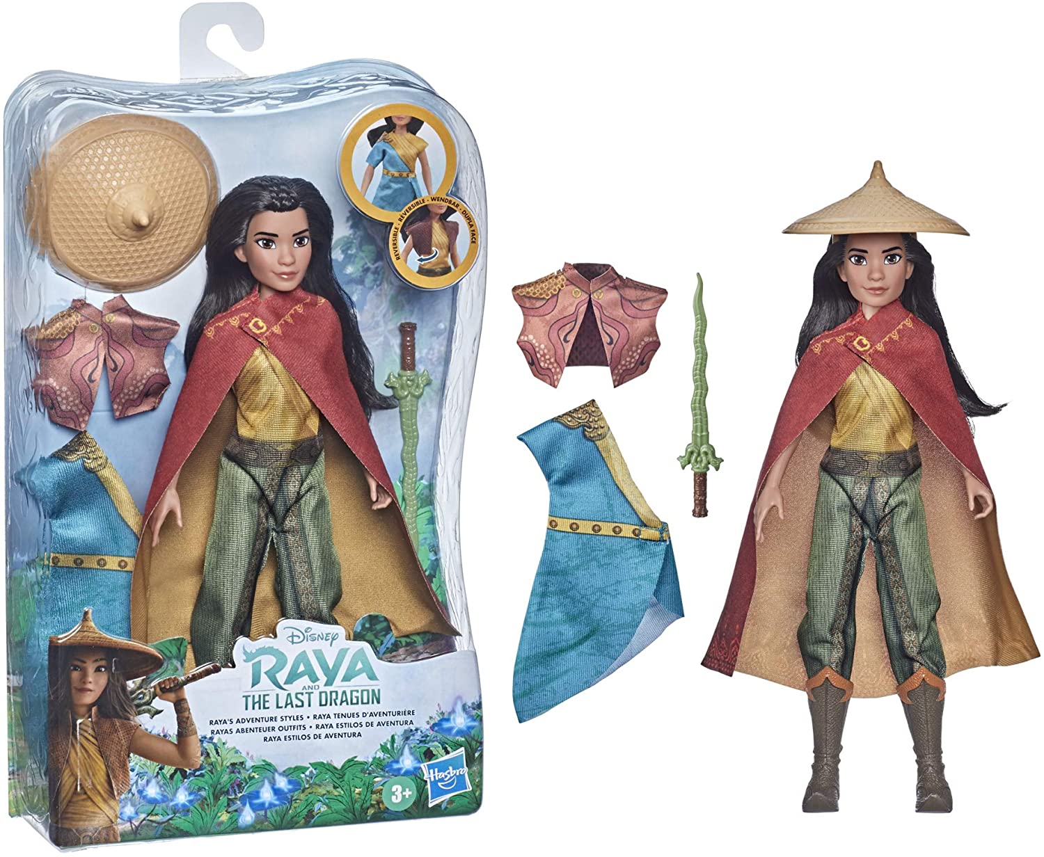 

Кукла Рая 28 см с двумя нарядами Последний Дракон The Last Dragon Raya Hasbro F1196