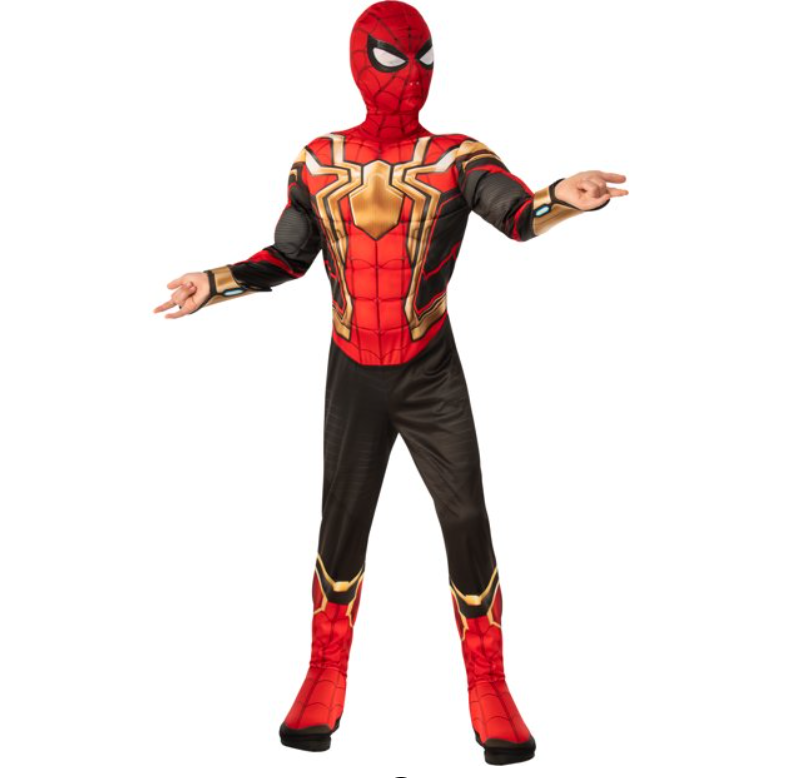 

Детский Костюм Человек-Паук со световыми эффектами 4-6 лет Classic Child Costume Iron Spider Man No Way Home Rubies 702796