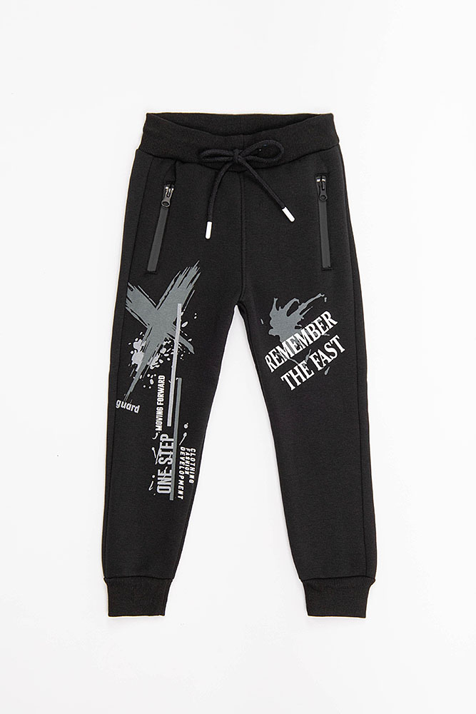 

Штани спортивні на хлопчика Bold 152 чорний