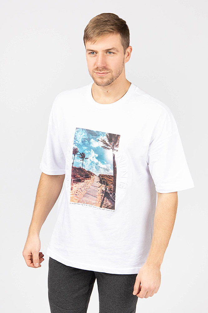 

Футболка чоловіча 2512 Clothing S білий