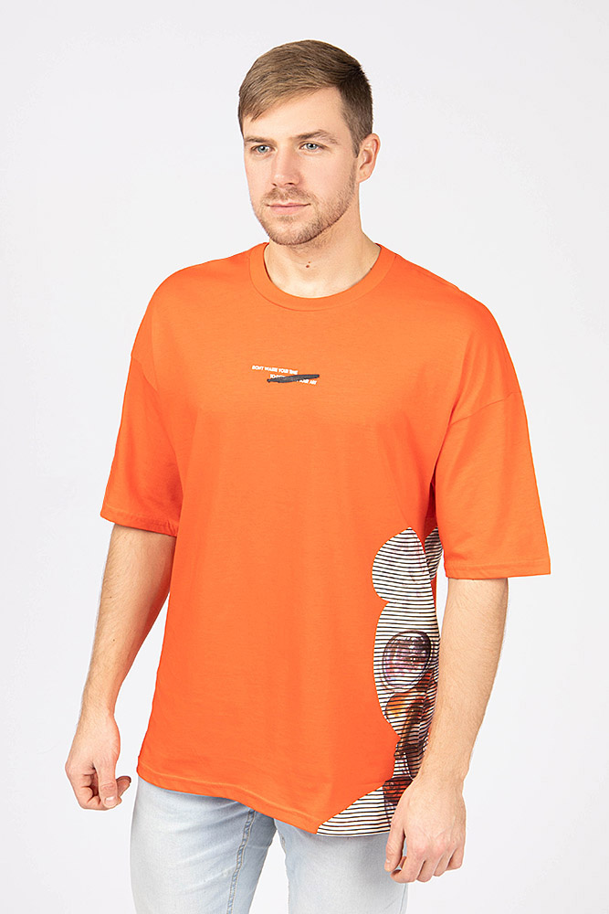 

Футболка чоловіча 2512 Clothing XL помаранчевий