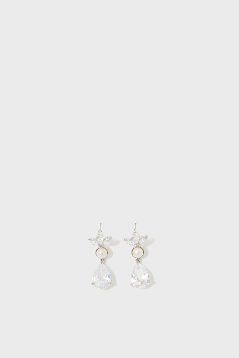

Женские серебристые серьги BERRY BLUSH LEAF & P Accessorize OS 281074