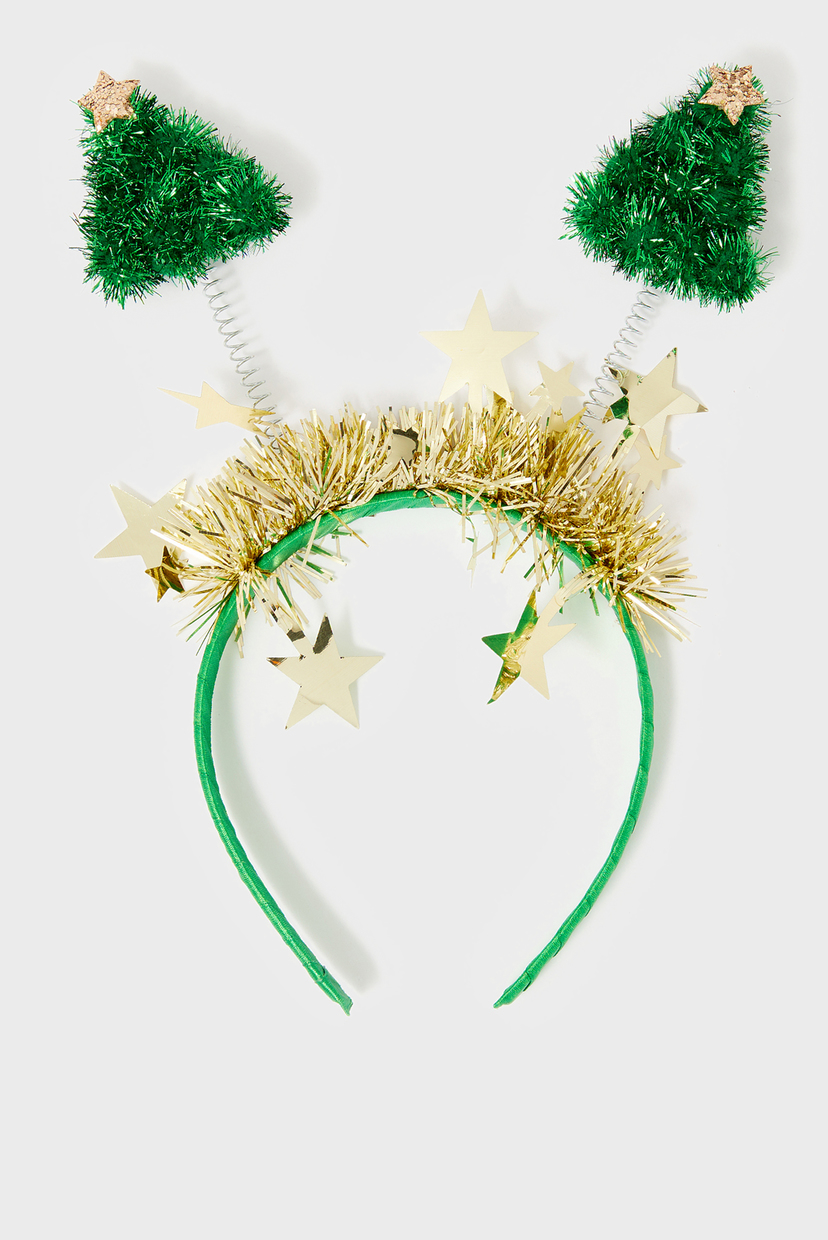 

Женский зеленый обруч CHRISTMAS TREE Accessorize OS 286187