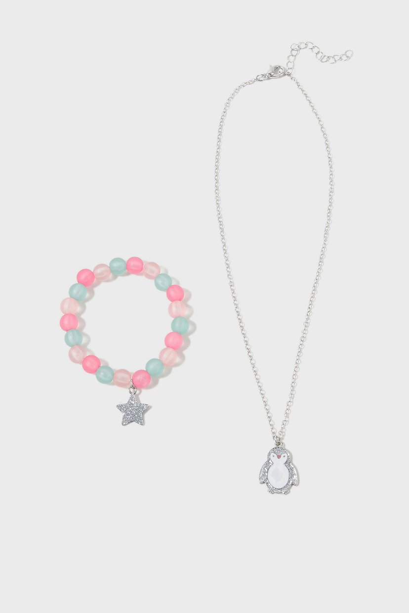 

Детский набор украшений (браслет, подвеска) PENGUIN JEWELLERY SE Accessorize OS 283122
