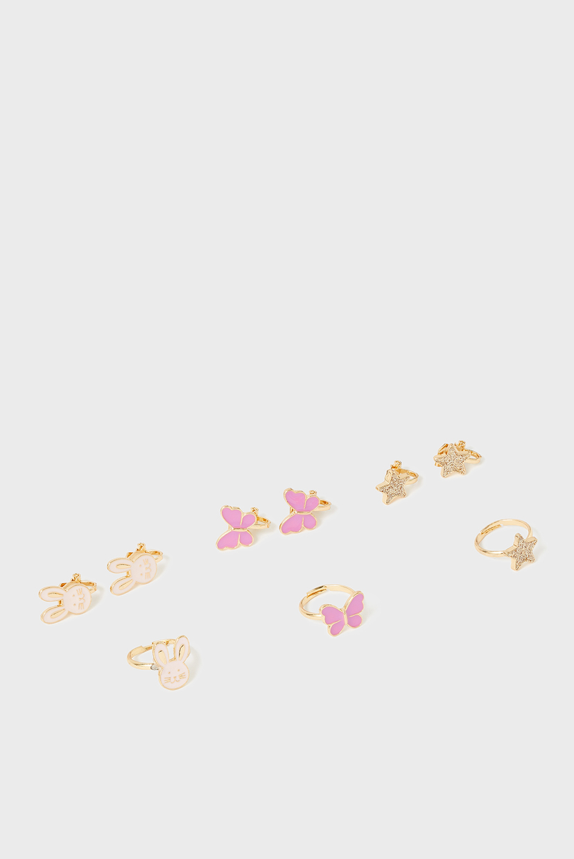 

Детский набор украшений (серьги, кольца) BUNNY Accessorize OS 283118