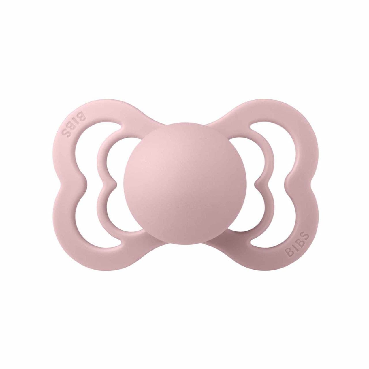 

Пустушка BIBS SUPREME SILICONE Pink Plum Рожева слива - 0-6 міс.