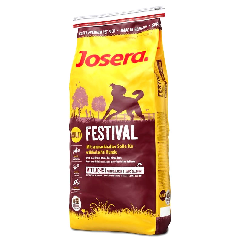 

Сухой корм для привередливых собак Josera Festival с лососем 15 кг