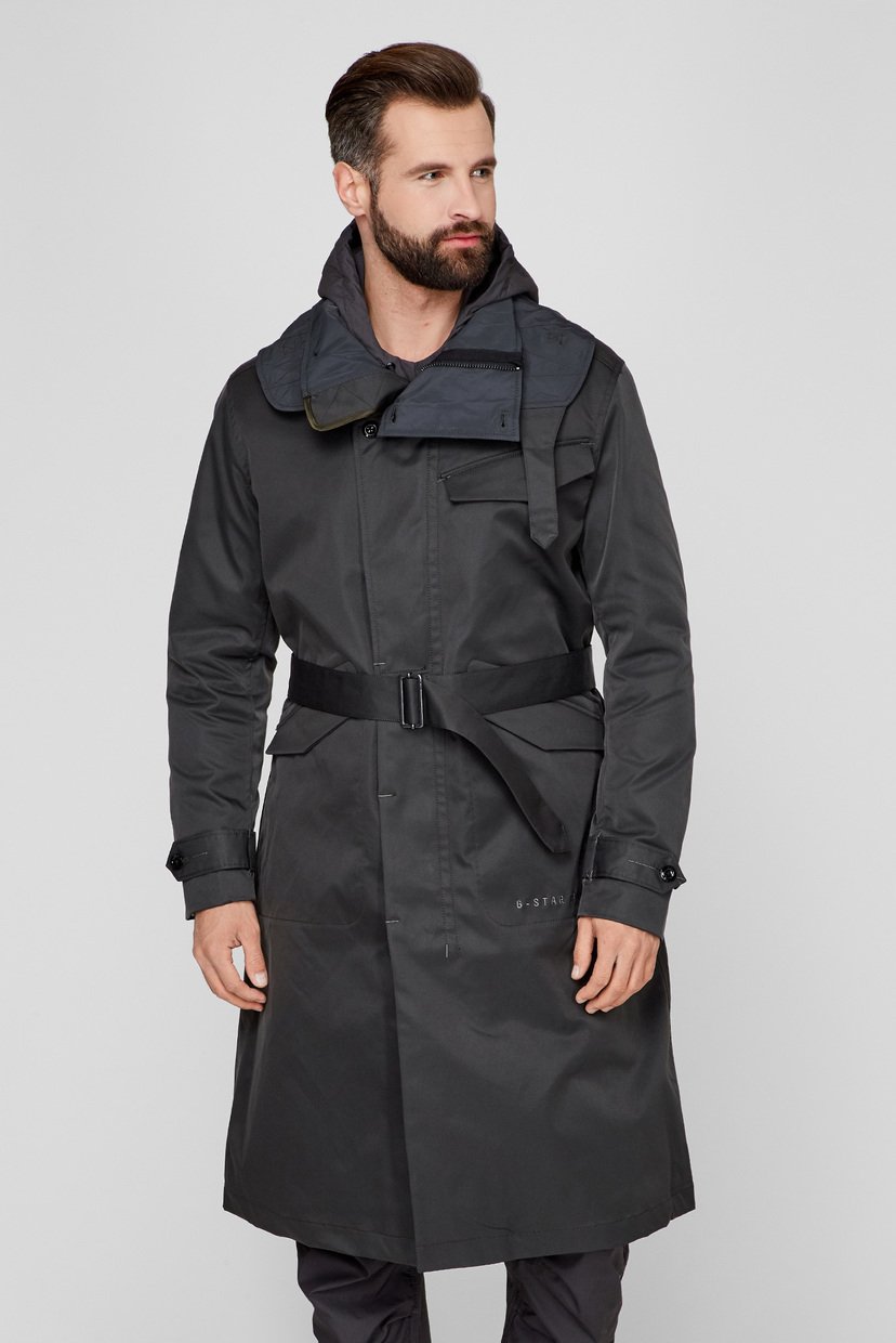

Мужской серый плащ G-Star RAW  D20643,C934, Мужской серый плащ G-Star RAW L D20643,C934