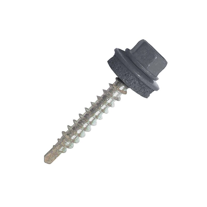 

Саморез кровельный по дереву ETANCO (GUNNEBO) 4.8х35 RAL 7024 упк 250 шт