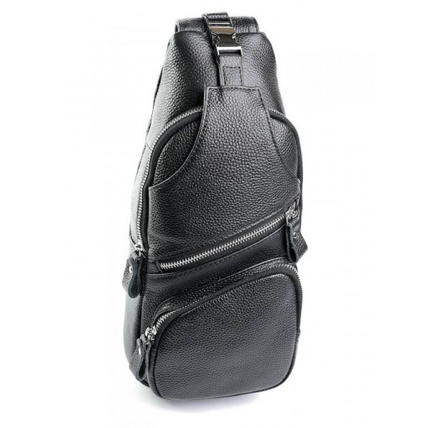 

Мужская сумка кожаная BagMan №SL-5026 черный