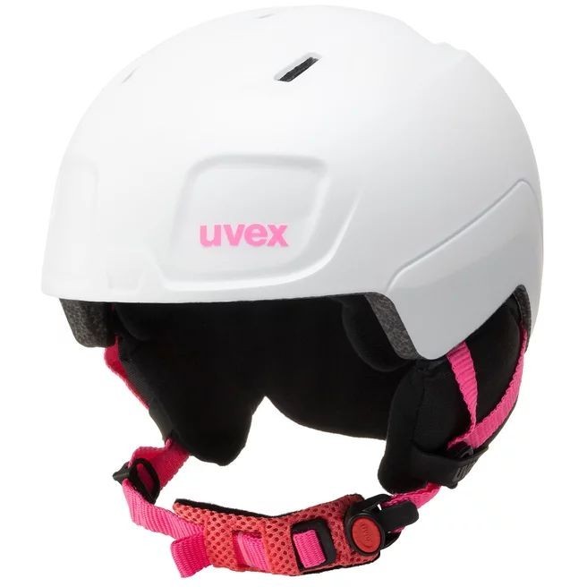 

Подростковый шлем UVEX Heyya Pro (р. 54-58) White-Pink Mat для лыж и сноуборда