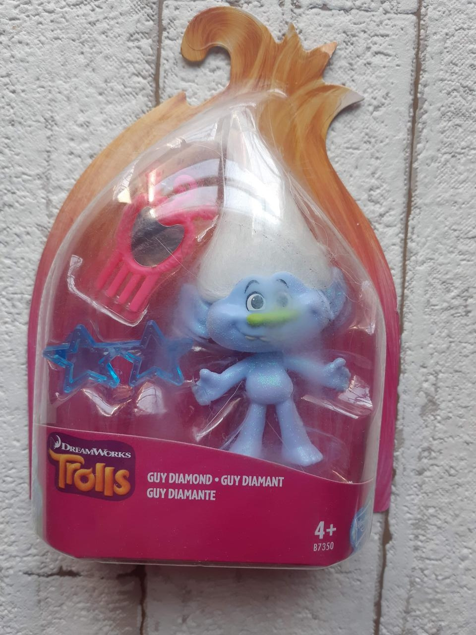 

Тролль Алмаз Guy Diamond,= 10 см Trolls Hasbro B7350 B6555