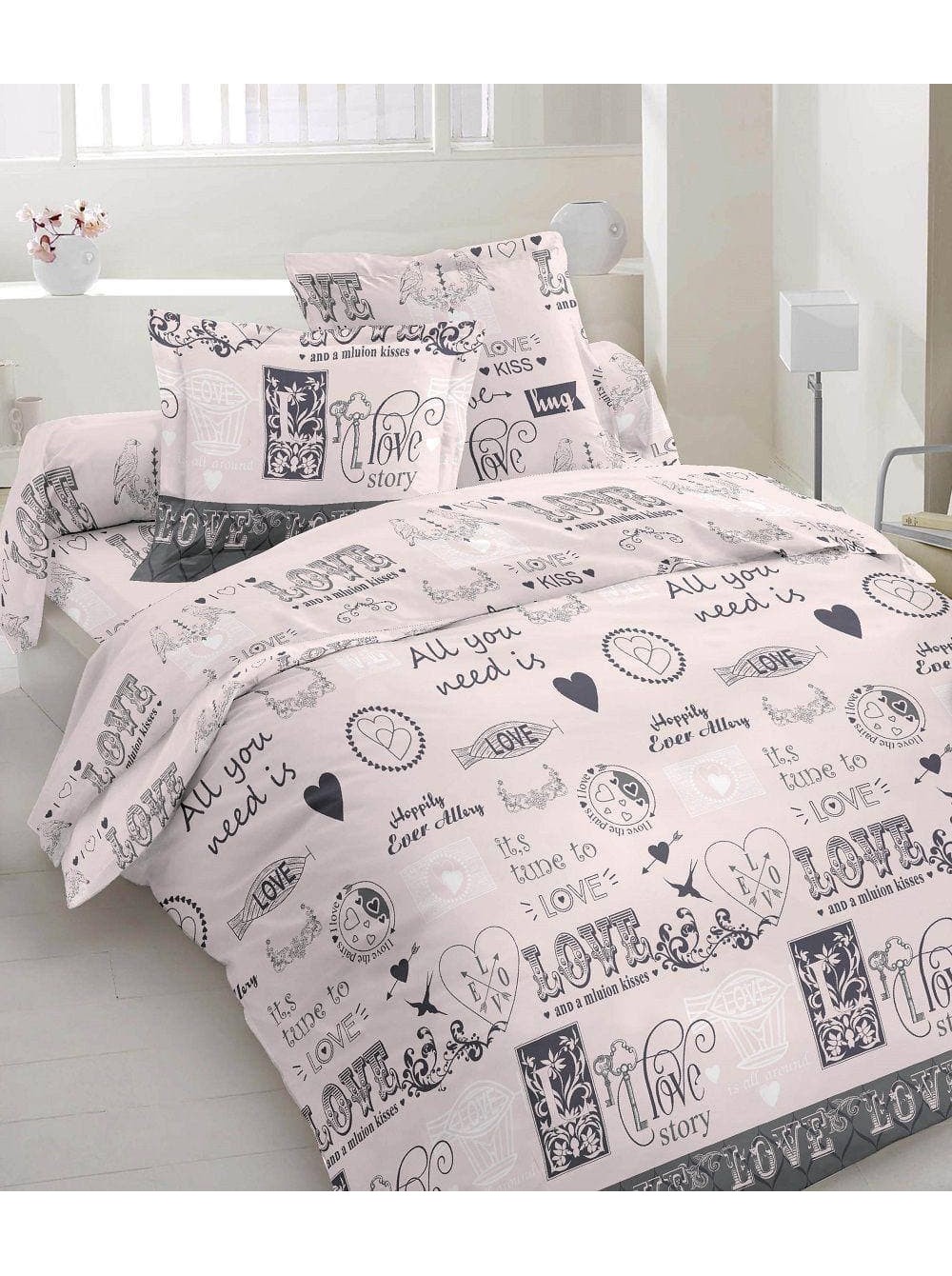 

Двухспальный комплект постельного белья Vital - Textile Бязь Голд Люкс 180х220 см (BL2-341)