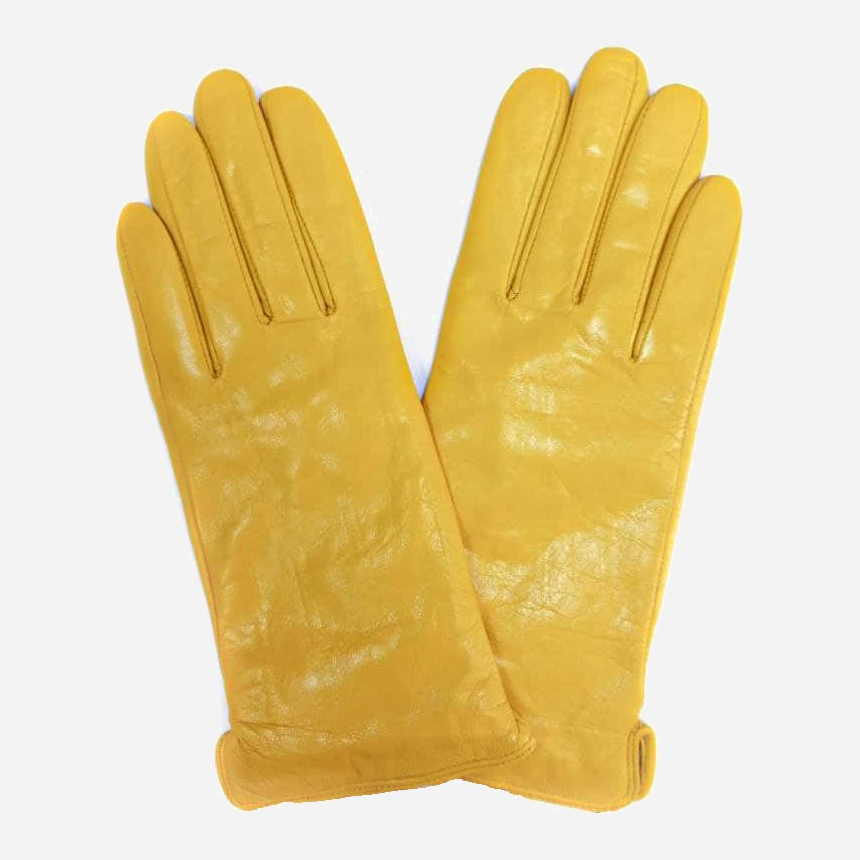 Акция на Женские перчатки кожаные (лайка) Sergio Torri 0514 M 8.5 Желтые (ST2000000012933) от Rozetka UA