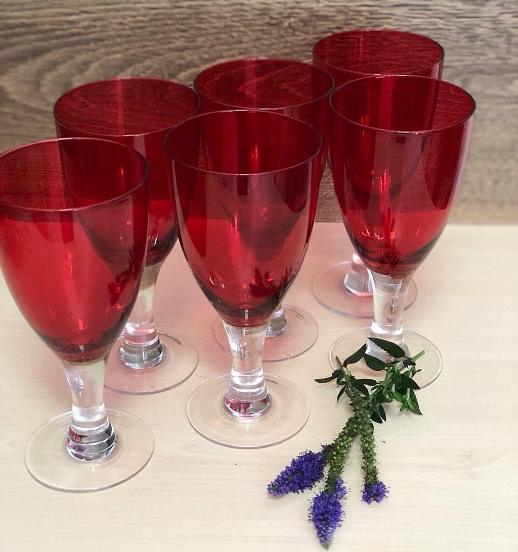 

Набор бокалов для вина Olens Purple 6 шт 350 мл красный 36509-10