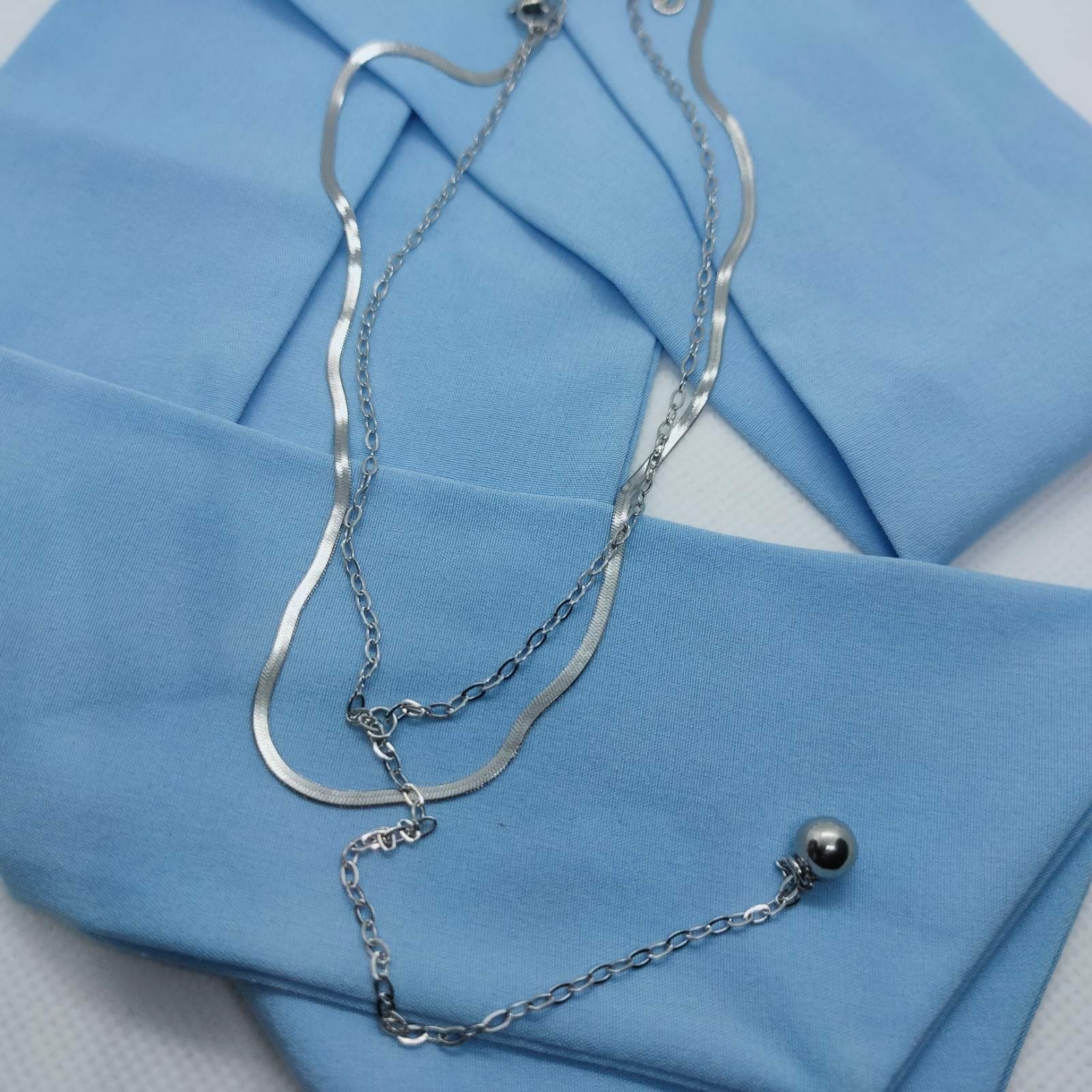 

Цепочка Stainless Steel серебристого цвета 39 + 6 см 150023