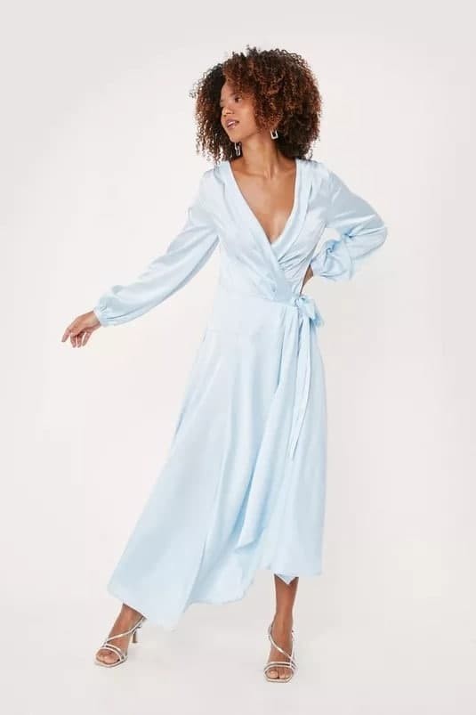 

Платье Nasty gal 34 Голубой 8520123002765