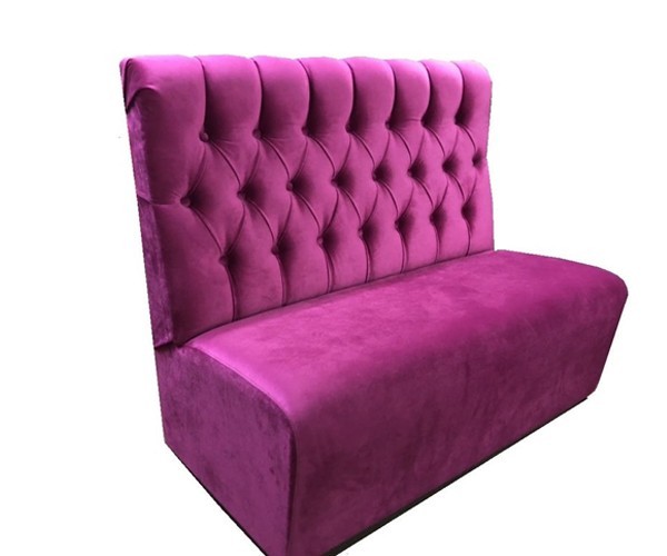 

Диван для кафе, бара, офіса, кухні, салона краси, ресторана MebliPoint Pera Capitone Rose 110 cm
