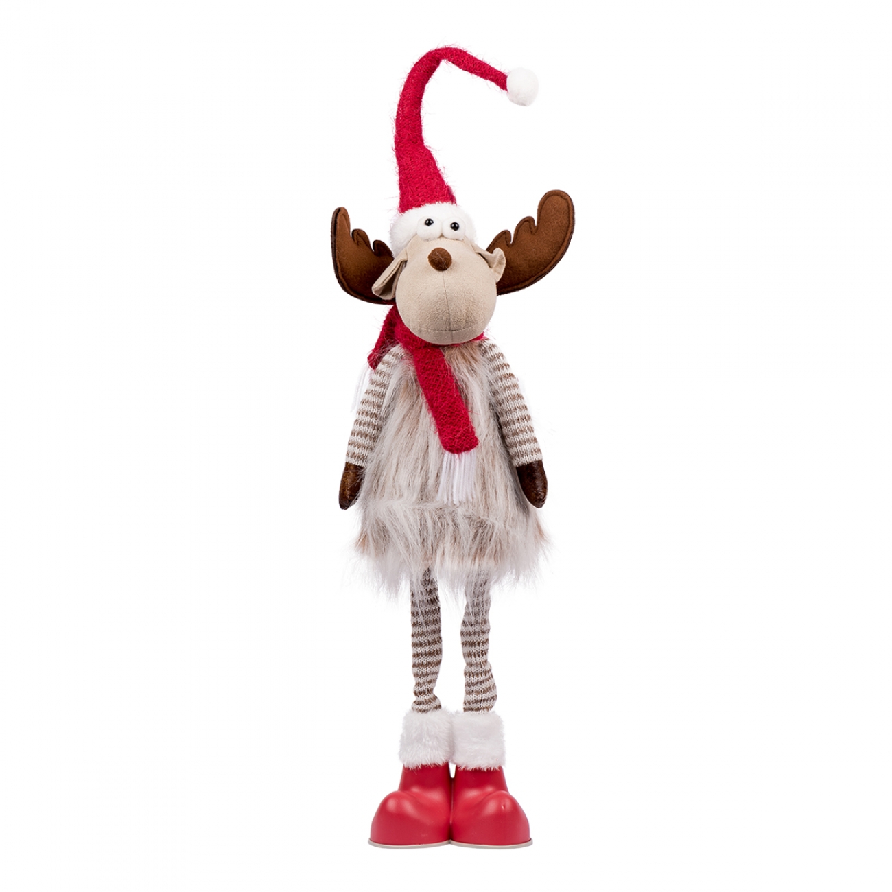 

Новогодняя мягкая игрушка Novogod`ko Олень в красном 80 см (974003)