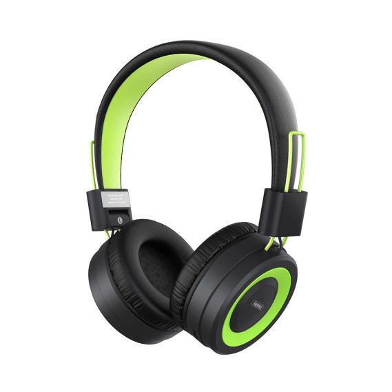 

Беспроводные Bluetooth наушники Remax RB-725HB (Черный / Салатовый)
