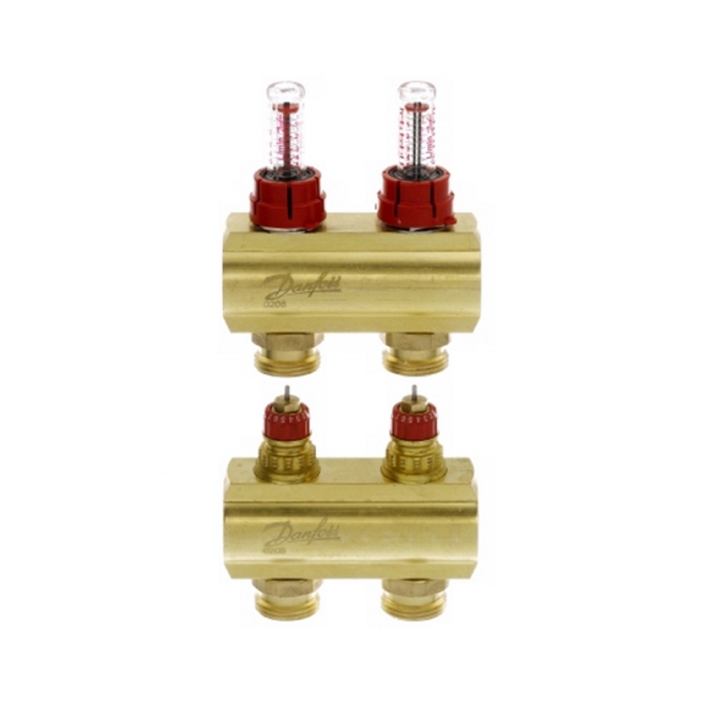 

Коллектор с расходомерами Danfoss FHF на 2 выхода (088U0522)