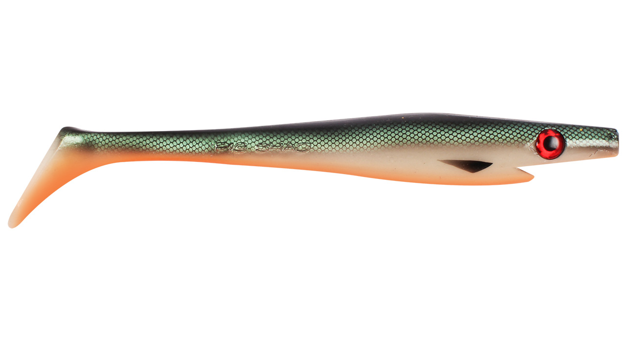 

Силиконовая приманка Strike Pro Pig Shad, 230 мм, 90 гр, цвет: Smelt, (SP-172A#C099) (88212)